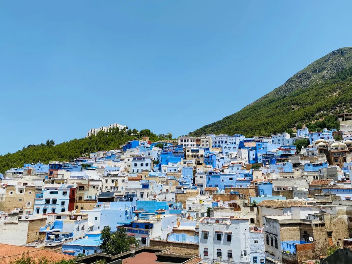 Chefchaouen, Maroc, ville bleue